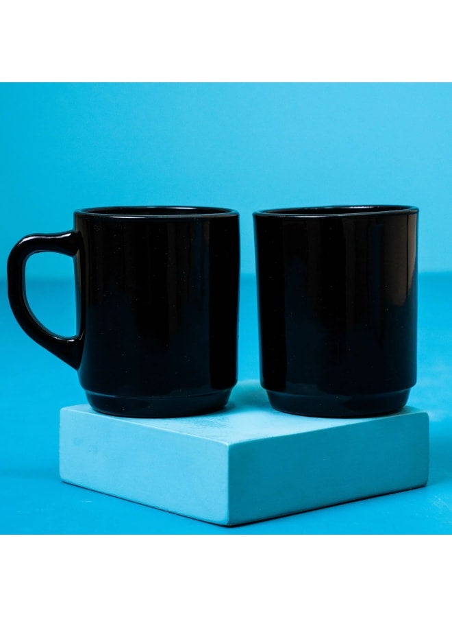 مج زجاج لامع عميق